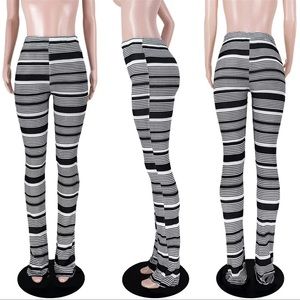 Striped Stacked Pants